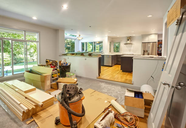 Professional Kitchen Remodeling technician working in Luck, WI